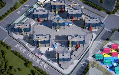 主體結(jié)構施工階段BIM圖